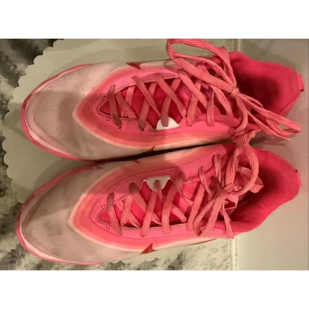 Nike Kid's A'ja Wilson A'One GS Basketball Sneakers Shoes Pink Size 5Y